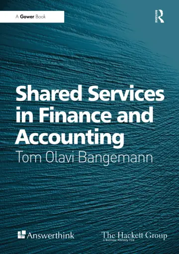 Cover of Shared Services in Finance and Accounting