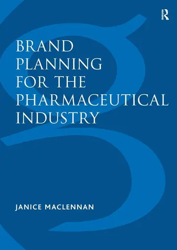 Cover of Brand Planning for the Pharmaceutical Industry