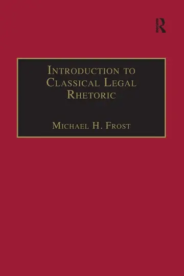 Cover of Introduction to Classical Legal Rhetoric