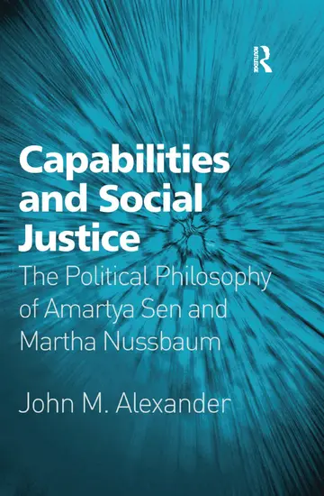 Cover of Capabilities and Social Justice