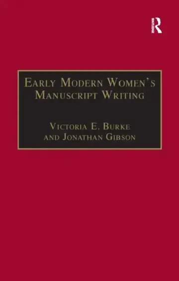 Cover of Early Modern Women's Manuscript Writing