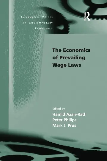 Cover of The Economics of Prevailing Wage Laws