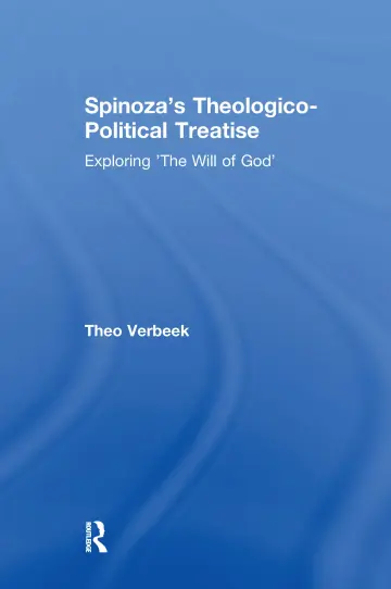 Cover of Spinoza's Theologico-political Treatise