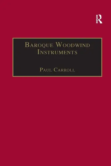 Cover of Baroque Woodwind Instruments