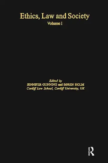 Cover of Ethics, Law and Society