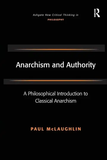 Cover of Anarchism and Authority