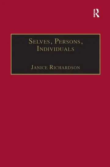 Cover of Selves, Persons, Individuals