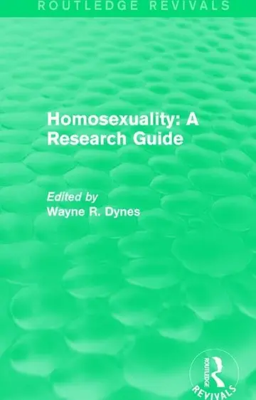 Cover of Homosexuality