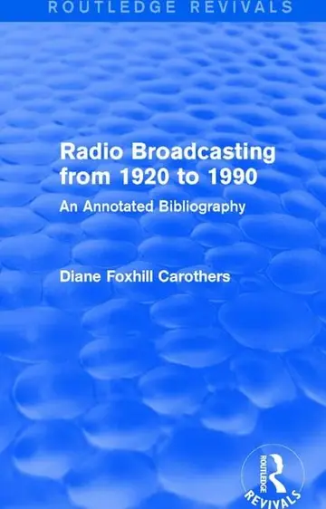 Cover of Radio Broadcasting from 1920 to 1990 - 1991