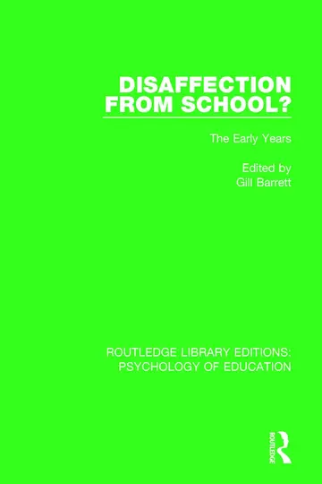 Cover of Disaffection from School?