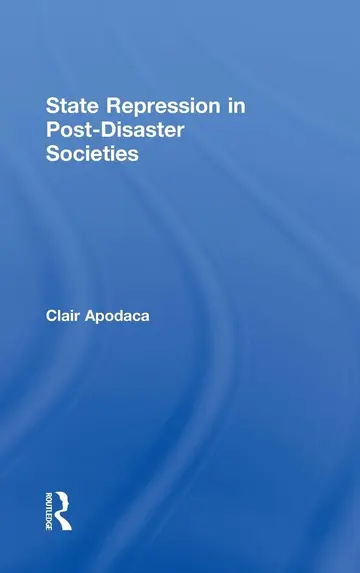 Cover of State Repression in Post-Disaster Societies