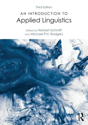 Cover of An Introduction to Applied Linguistics