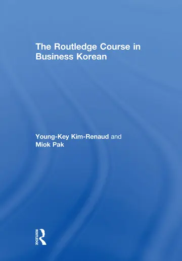 Cover of The Routledge Course in Business Korean