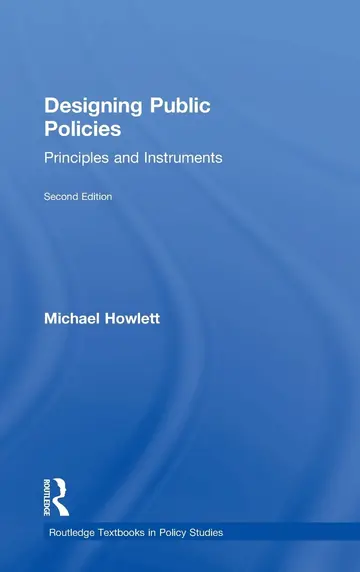 Cover of Designing Public Policies