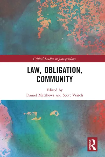 Cover of Law, Obligation, Community