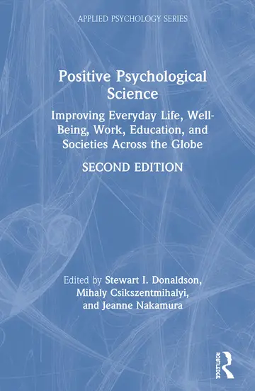 Cover of Positive Psychological Science