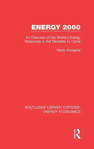 Cover of Energy 2000