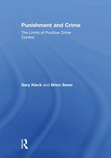 Cover of Punishment and Crime