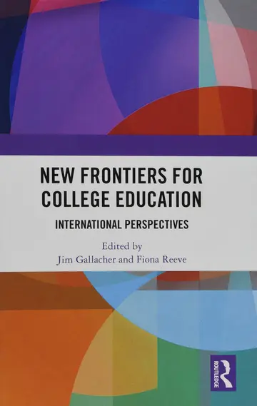 Cover of New Frontiers for College Education
