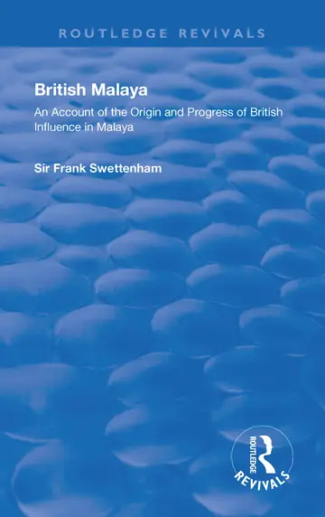 Cover of British Malaya