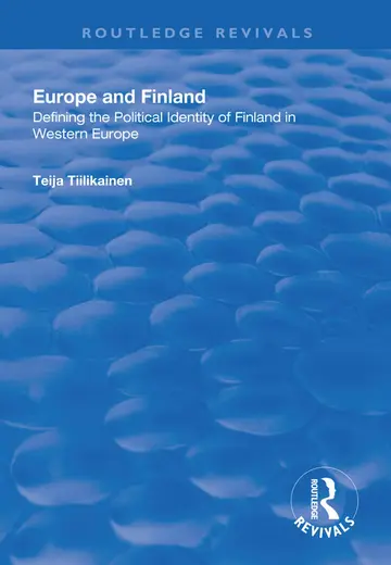 Cover of Europe and Finland