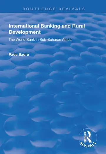 Cover of International Banking and Rural Development