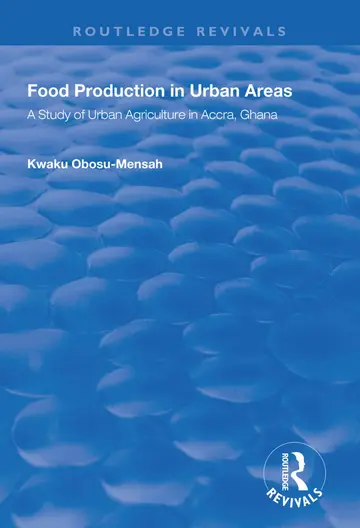 Cover of Food Production in Urban Areas