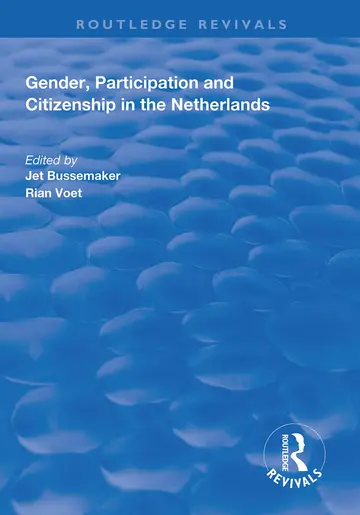 Cover of Gender, Participation and Citizenship in the Netherlands