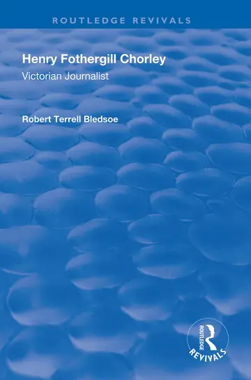 Cover of Henry Fothergill Chorley