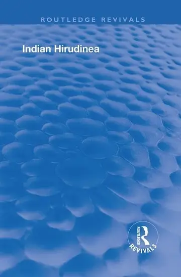 Cover of Indian Hirudinea