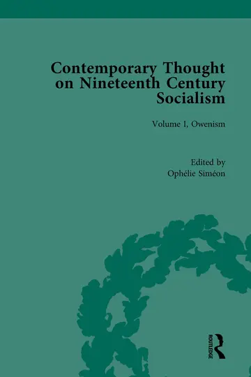Cover of Contemporary Thought on Nineteenth Century Socialism