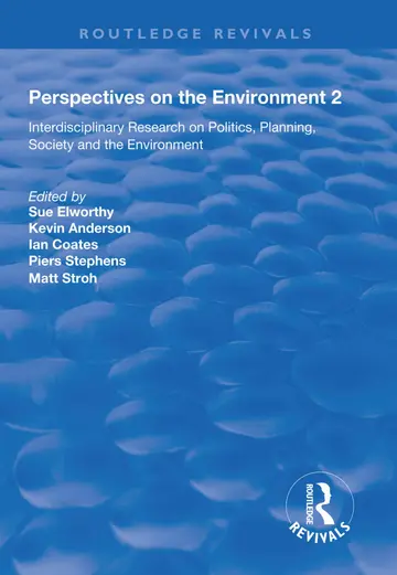 Cover of Perspectives on the Environment