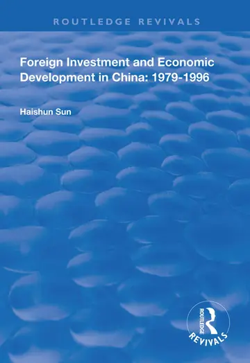 Cover of Foreign Investment and Economic Development in China