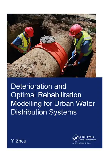 Cover of Deterioration and Optimal Rehabilitation Modelling for Urban Water Distribution Systems