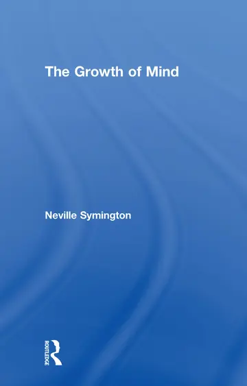 Cover of The Growth of Mind