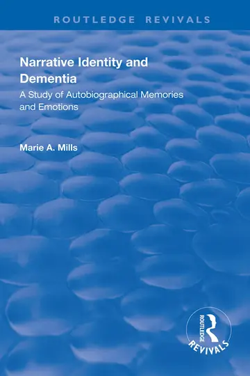 Cover of Narrative Identity and Dementia