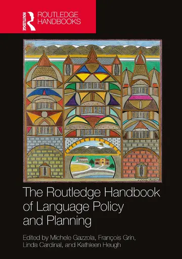 Cover of The Routledge Handbook of Language Policy and Planning