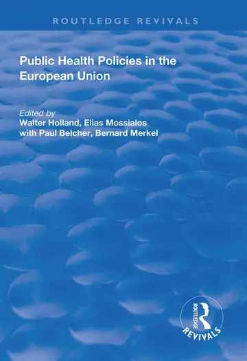 Cover of Public Health Policies in the European Union