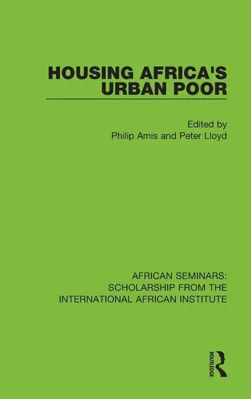 Cover of Housing Africa's Urban Poor