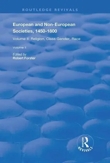Cover of European and Non-European Societies, 1450–1800