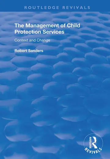 Cover of The Management of Child Protection Services