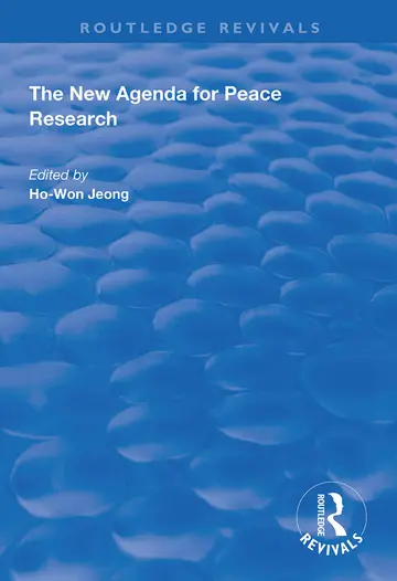 Cover of The New Agenda for Peace Research