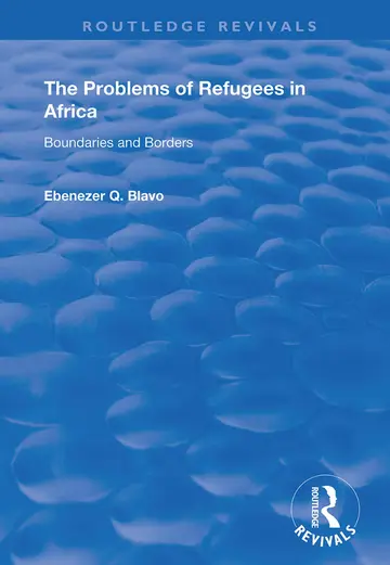 Cover of The Problems of Refugees in Africa