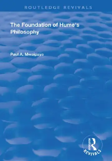Cover of The Foundation of Hume's Philosophy