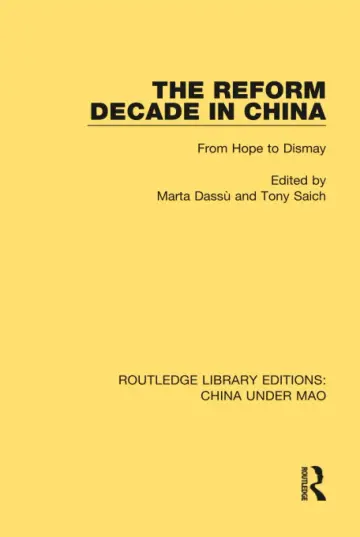 Cover of The Reform Decade in China
