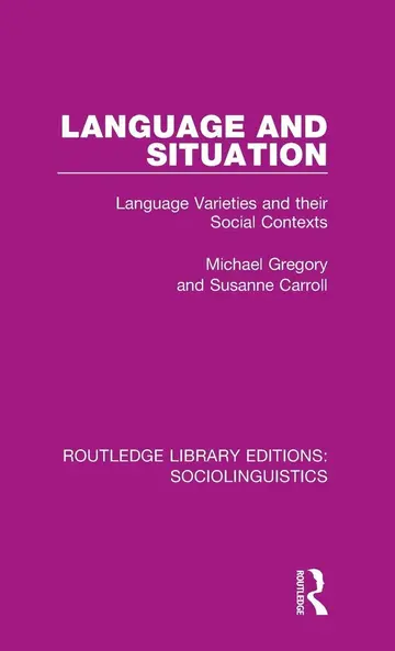 Cover of Language and Situation