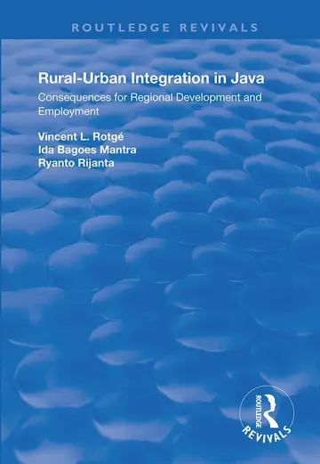Cover of Rural-Urban Integration in Java
