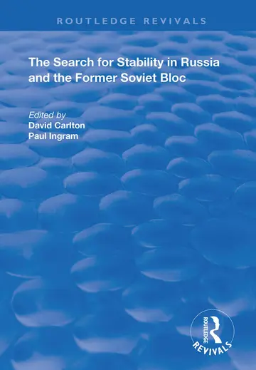 Cover of The Search for Stability in Russia and the Former Soviet Bloc