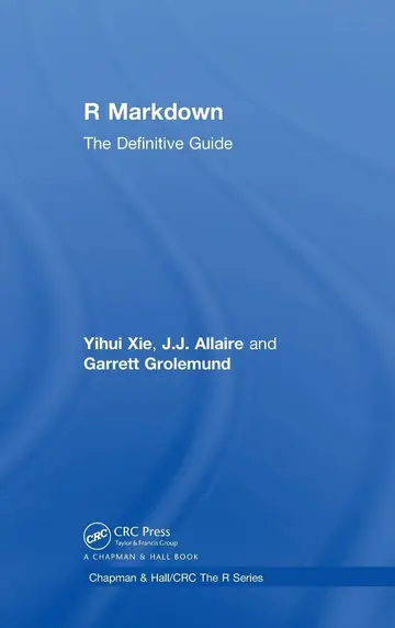 Cover of R Markdown