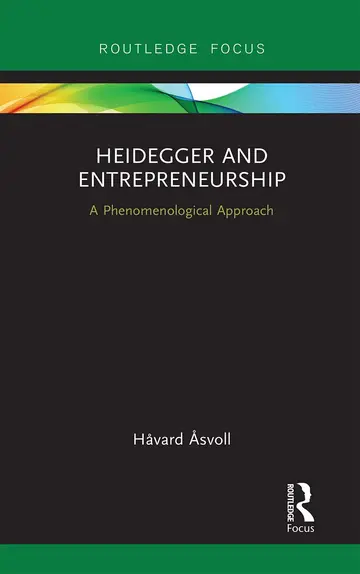 Cover of Heidegger and Entrepreneurship